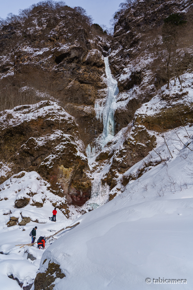 雲竜渓谷　氷瀑　アイスクライミング