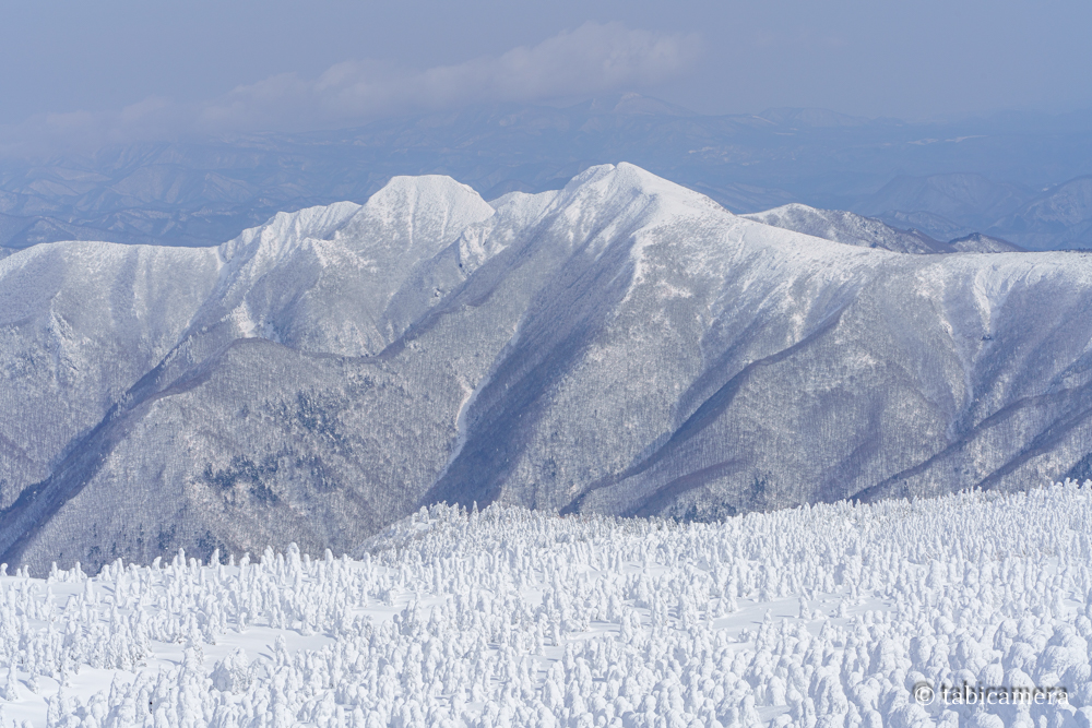 蔵王　地蔵山から熊野岳　冬