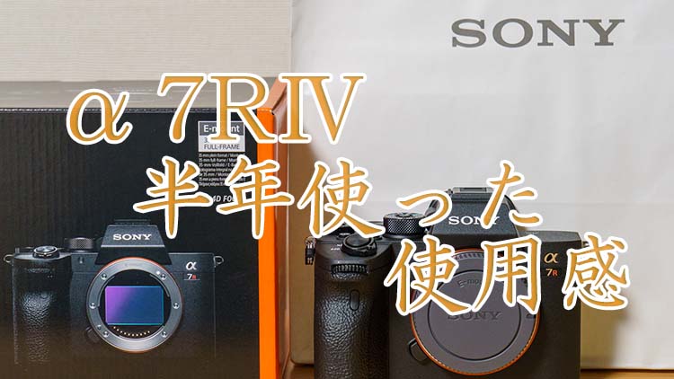 SONY α7RⅣAを半年使った使用感とα7Ⅳとどっちがいいか | 旅かめら