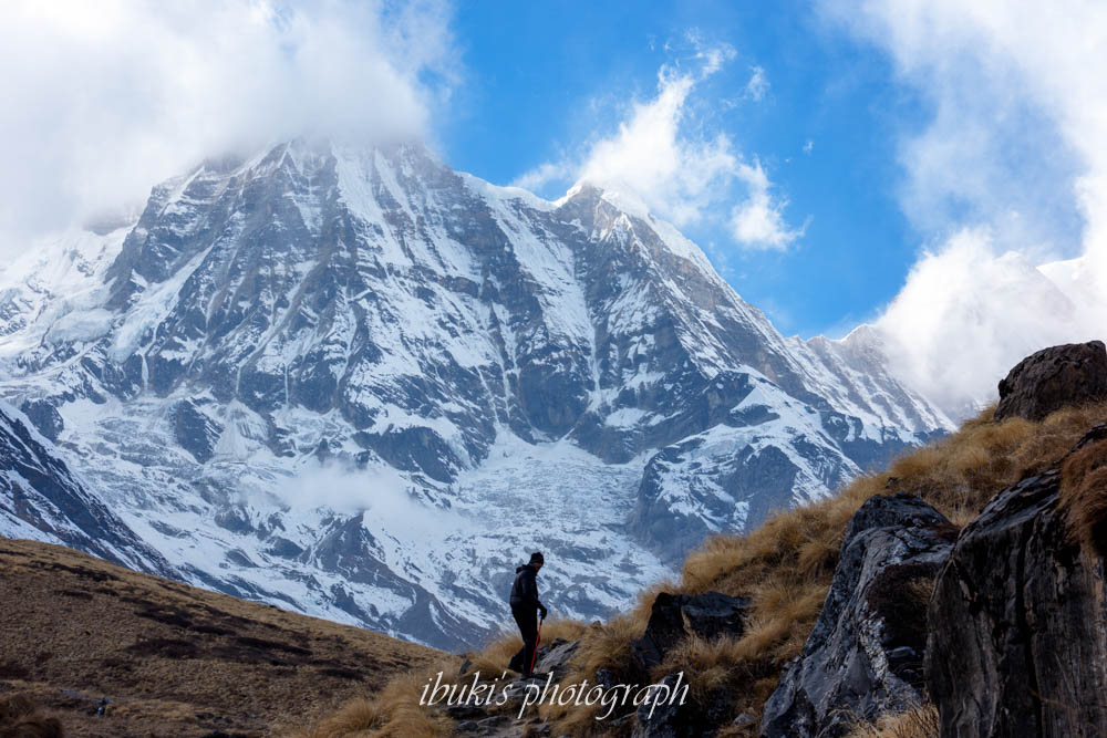 ネパールABCトレッキング MBCからABCの間の景色