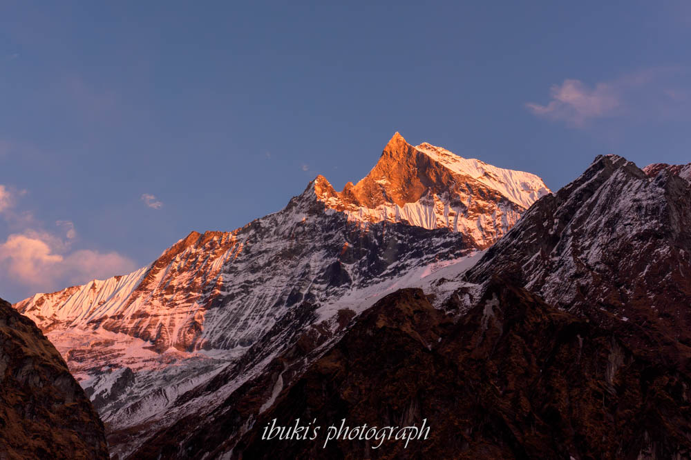 ネパールABCトレッキング　MBCからのマチャプチャレ