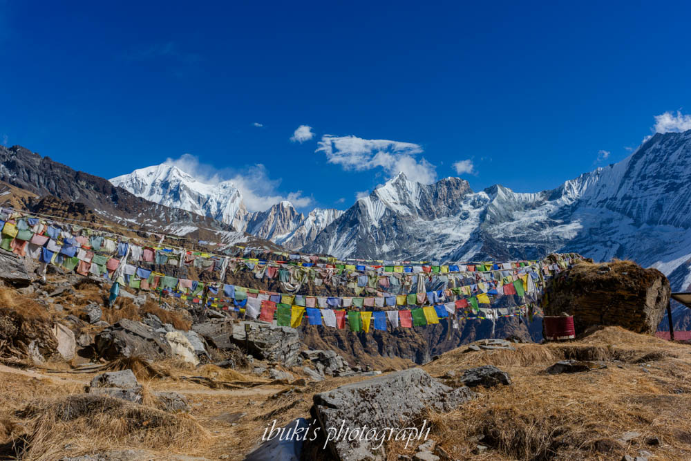 ネパールABCトレッキング ABCの景色