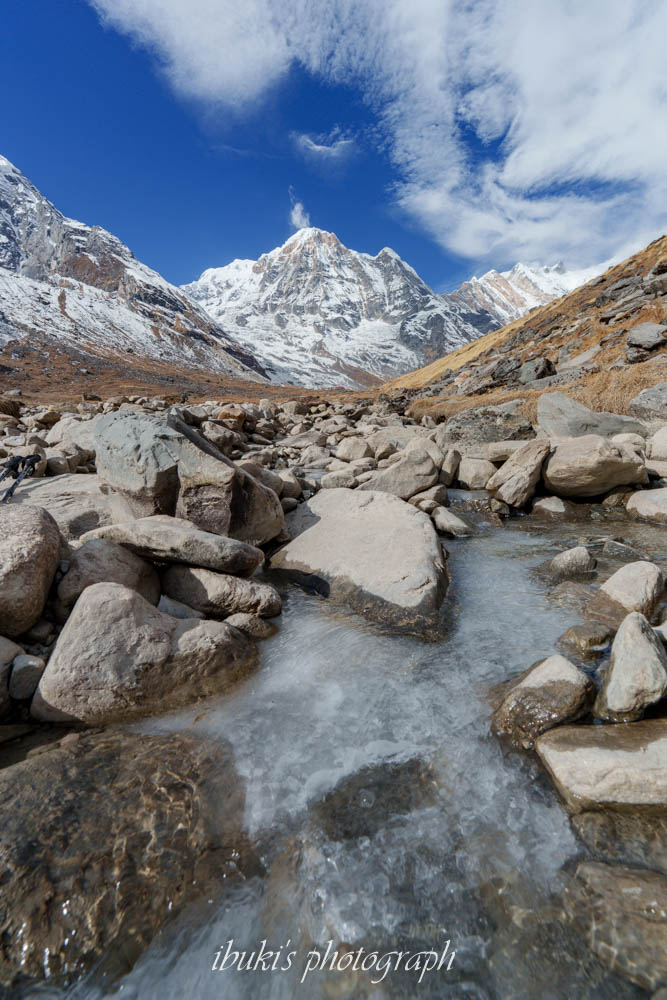 ネパールABCトレッキング MBCからABCでの景色