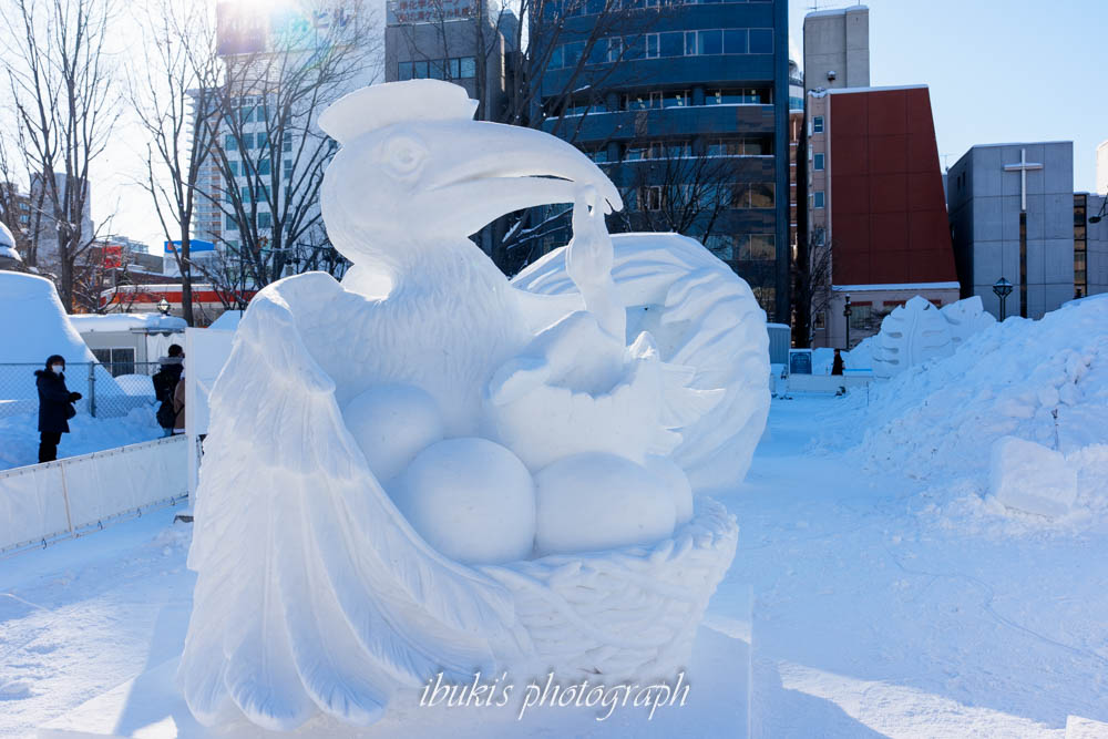 雪まつり　雪像