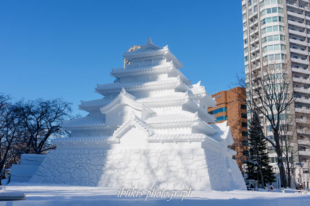雪まつり　雪像
